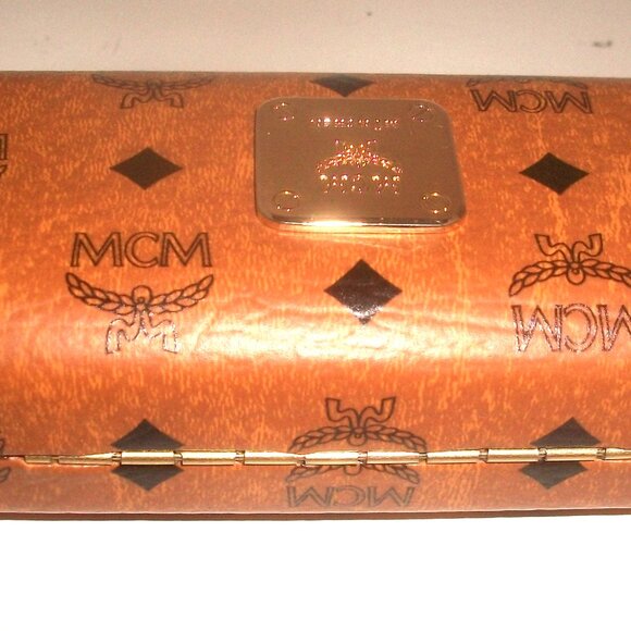 Autherntic MCM Hardshell Rectangular Eyeglass Case 6.5" X 2.25" X 1.5" - Picture 1 of 5